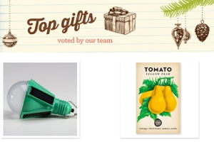 Top eco gift ideas - hand picked