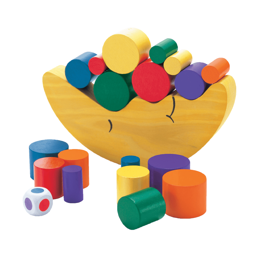 Geni Toys Wooden Balancing Moon Blocks
