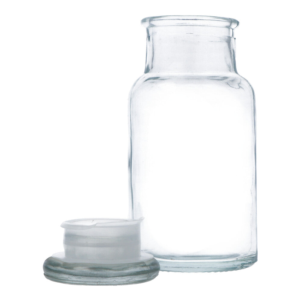 Clear Glass Apothecary Bottle 6pk - 275ml