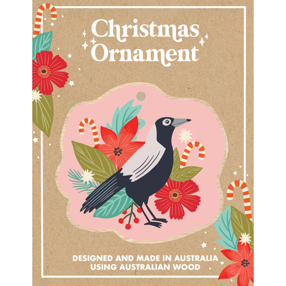 Aero Christmas Ornament - Magpie