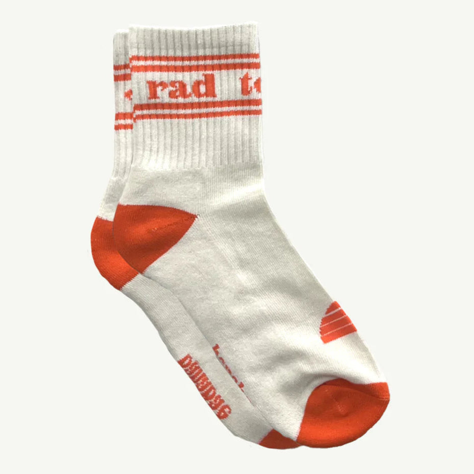 Banabae Organic Cotton Crew Sock - Rad Teacher