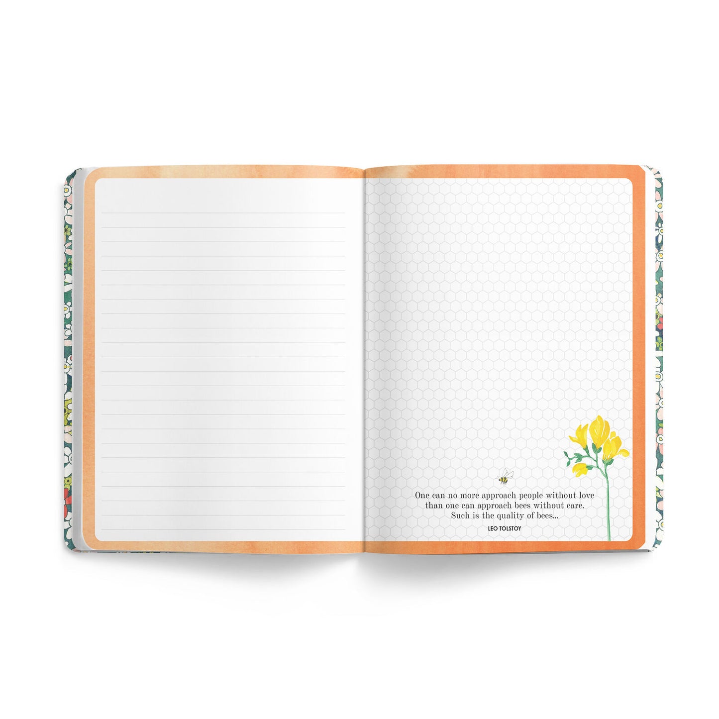 Affirmations Bee Journal - Stripes