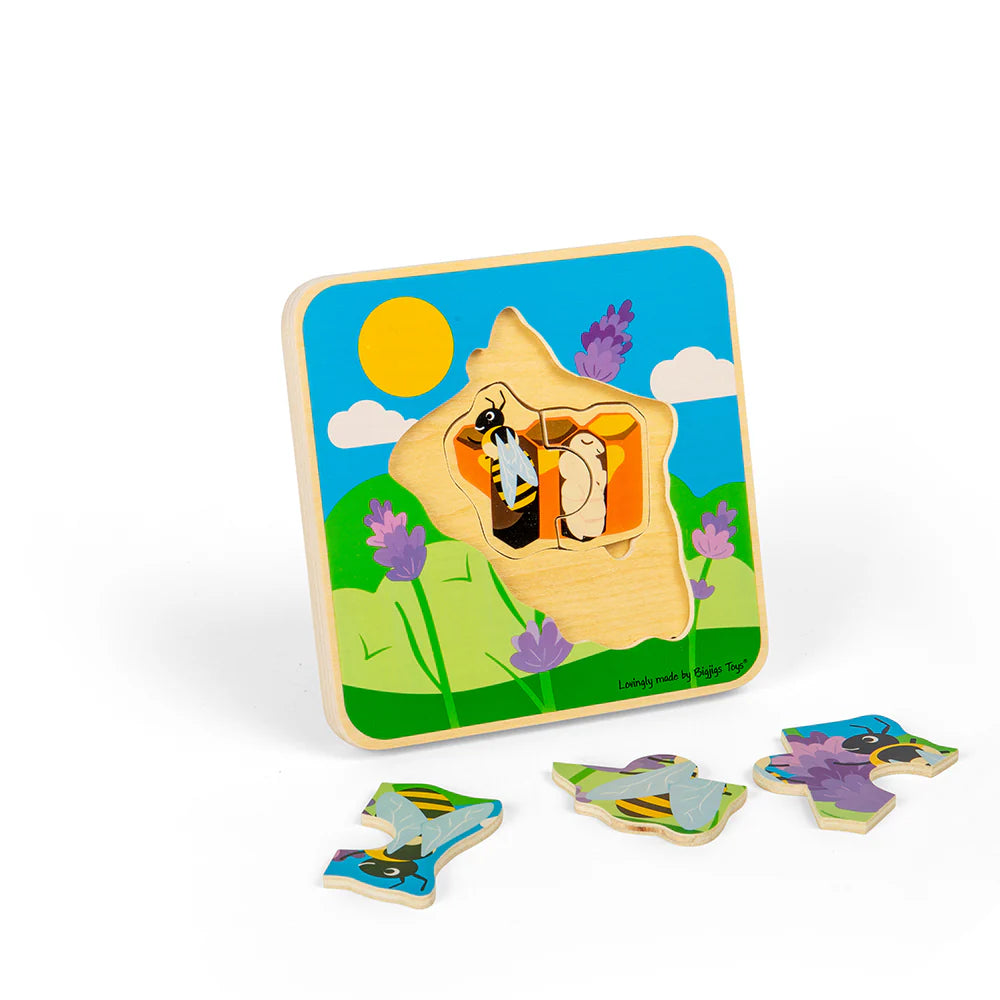 Bigjigs Toys Lifecycle Puzzle Honeybee