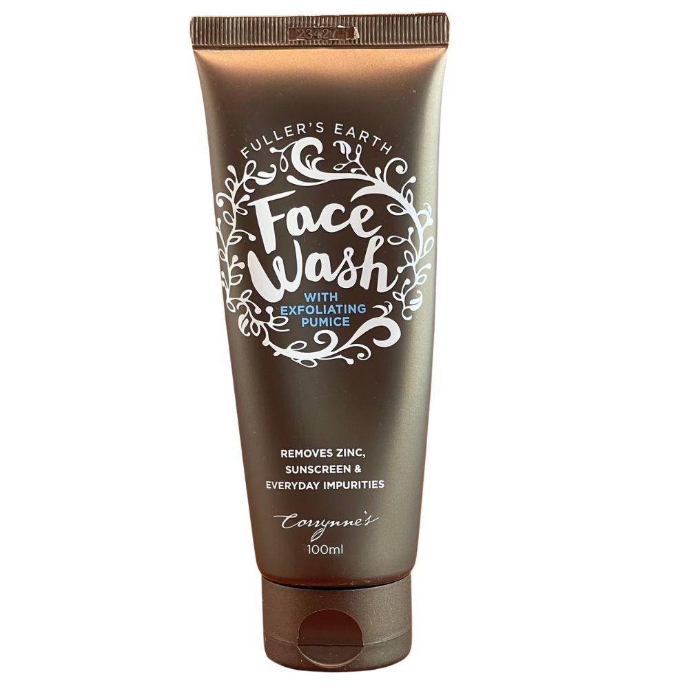 Corrynne's Fuller's Earth Exfoliating Face Wash with Pumice in Tube