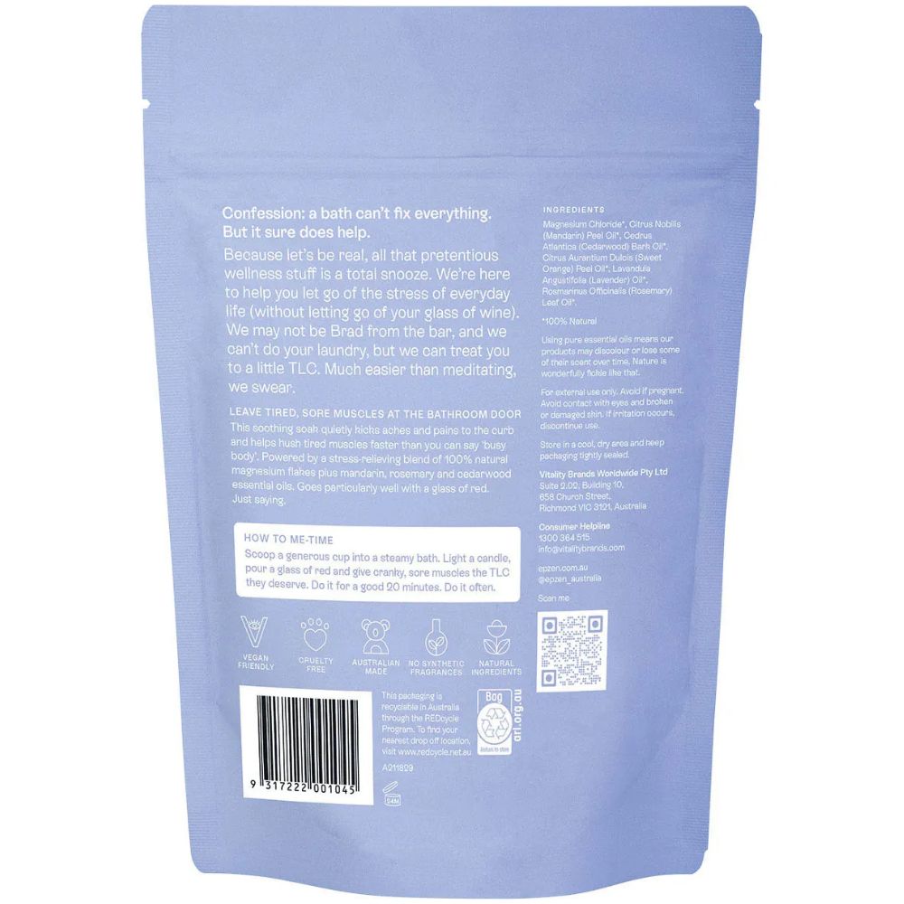 Epzen Magnesium Bath Flakes Soothe Soak 500g
