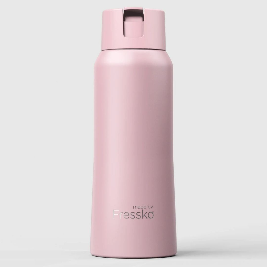 Fressko Insulated Stainless Steel Bottle Flip Straw Ceramic Lining 1L