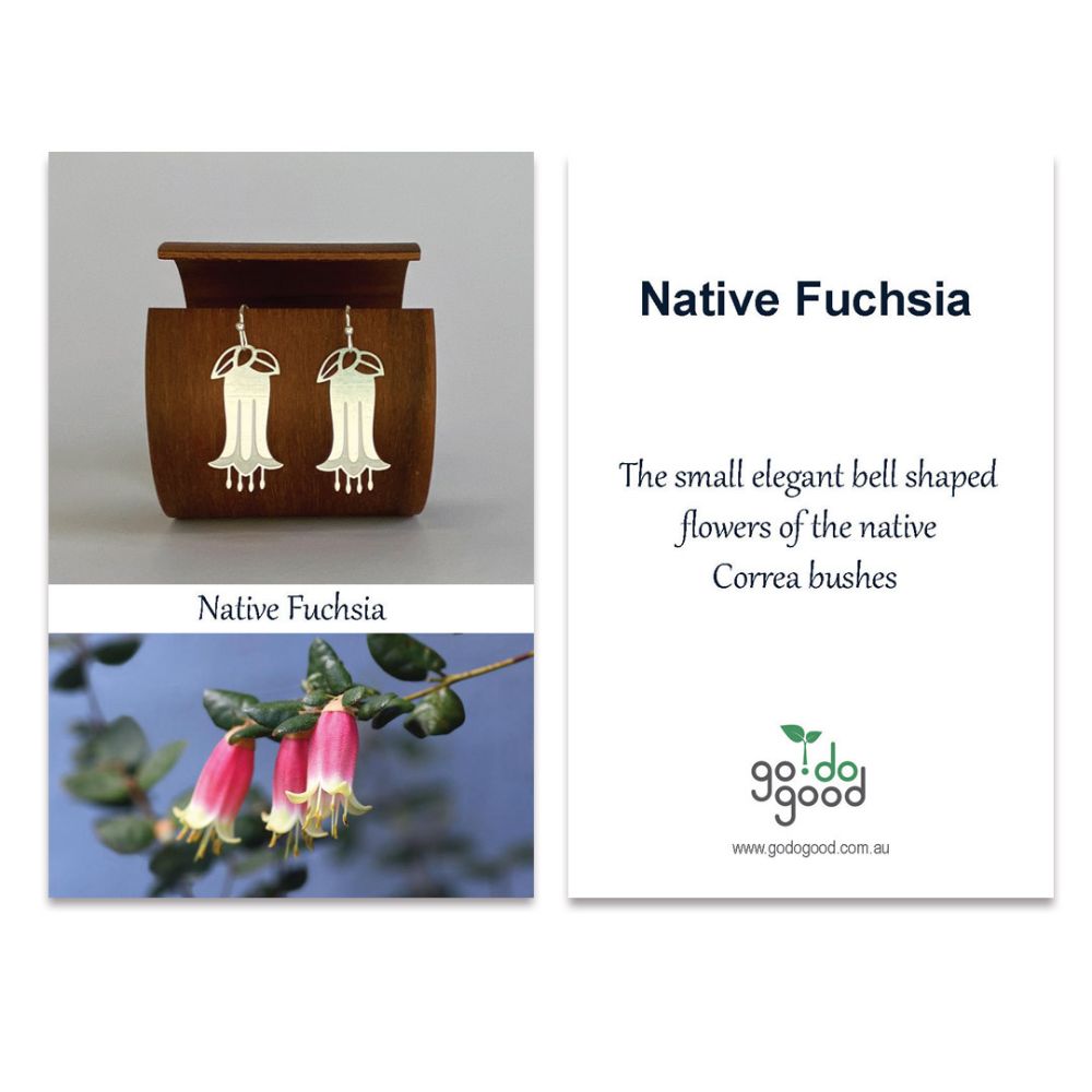 Go Do Good Hook Earrings - Native Fuchsia