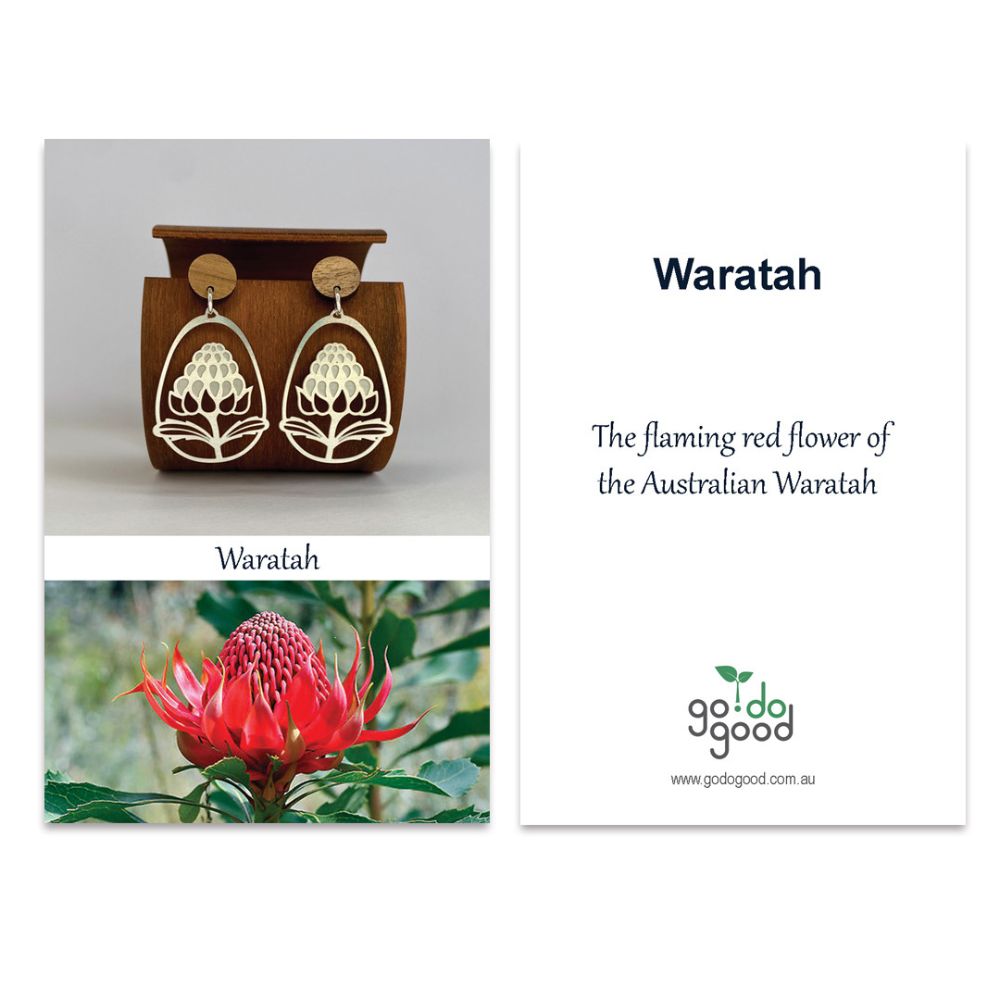 Go Do Good Hook Earrings - Waratah