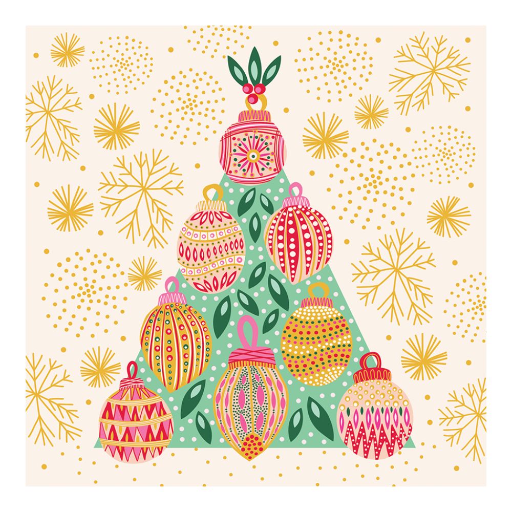 Aero Small Christmas Card - Tree Decorations