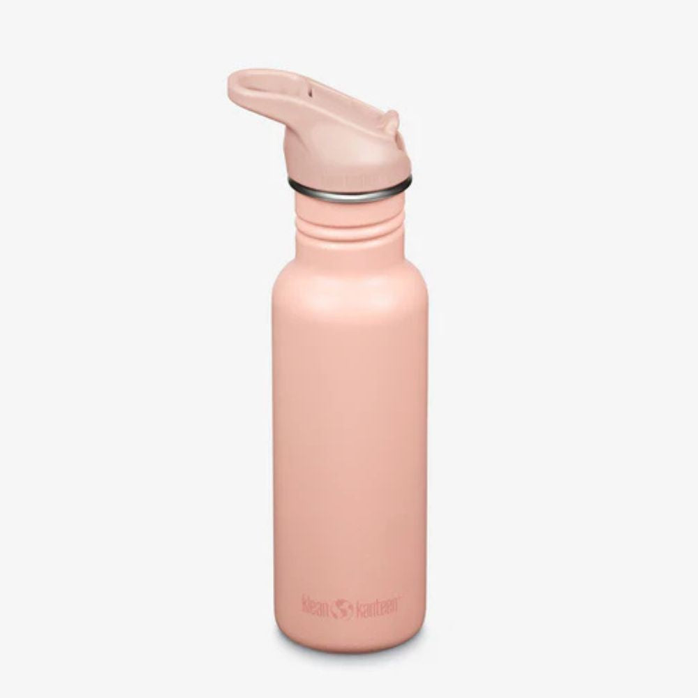 Klean Kanteen 18oz (532ml) Classic Drink Bottle w Flip Straw Sport Cap