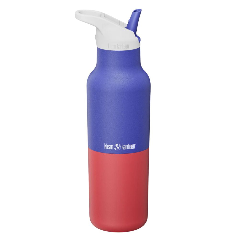 Klean Kanteen 16oz 473ml Insulated Rise Classic Stainless Steel Bottle with Flip Seal Sport Cap