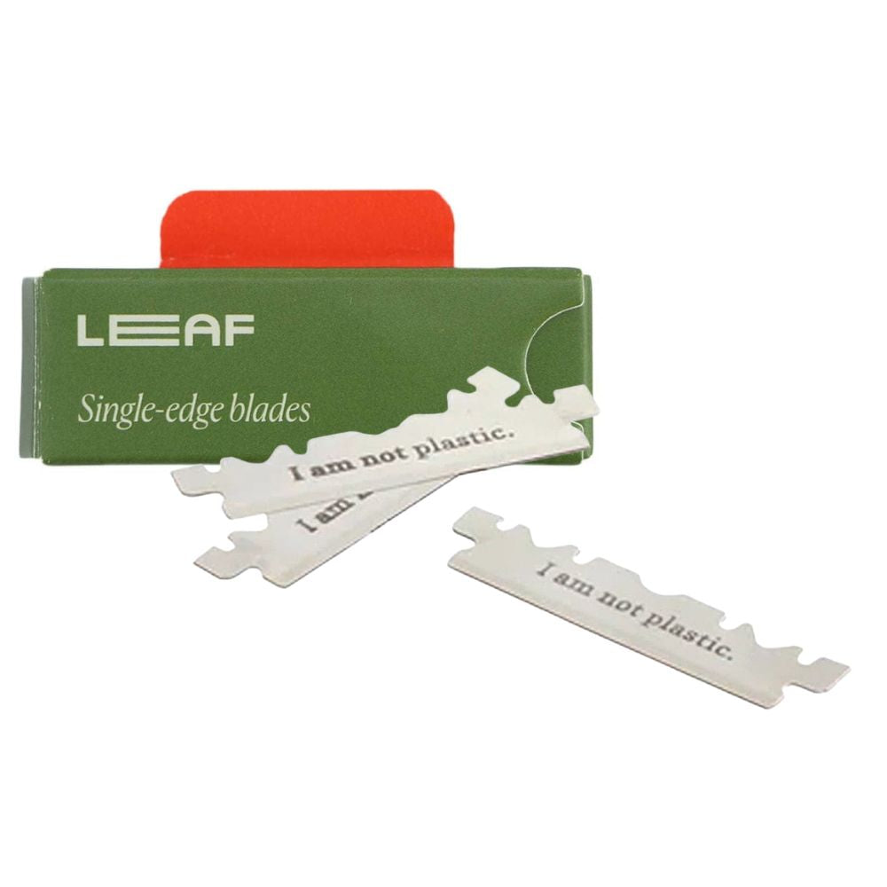 Leaf Shave Original 3-Blade Reusable Pivoting Razor (10pk Blades)