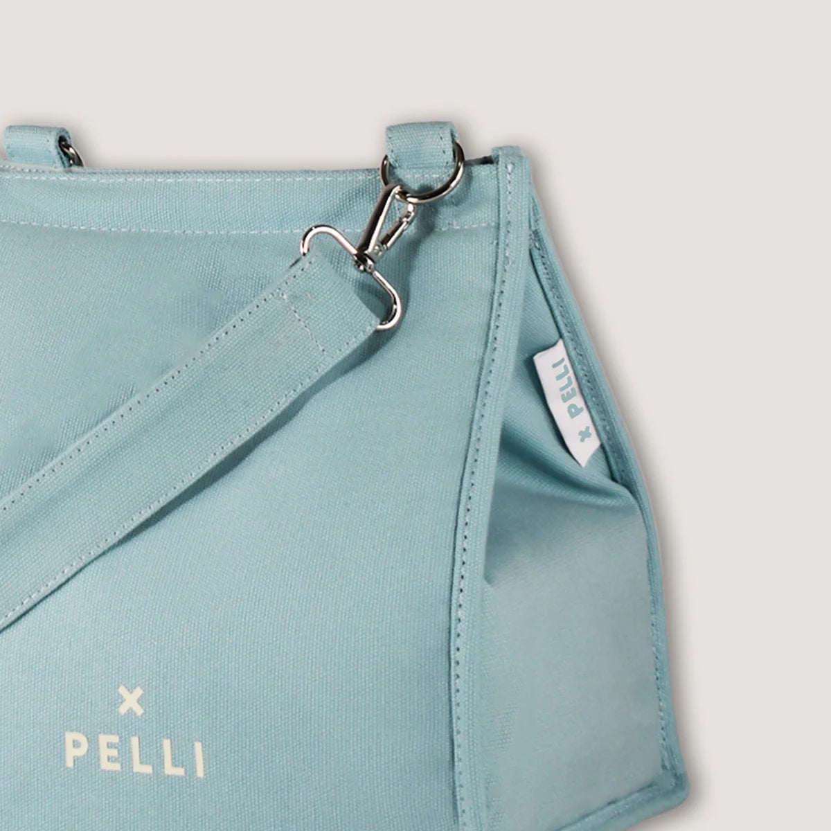 Pelli Crossbody Canvas LUNCH Cooler Bag with Shoulder Strap