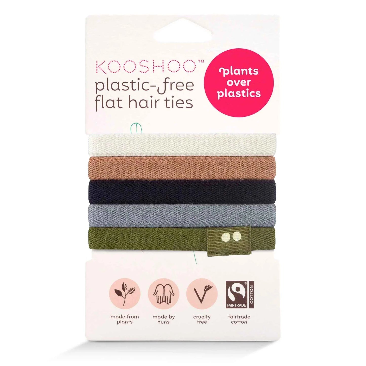 Kooshoo Cotton Organic Hair Ties