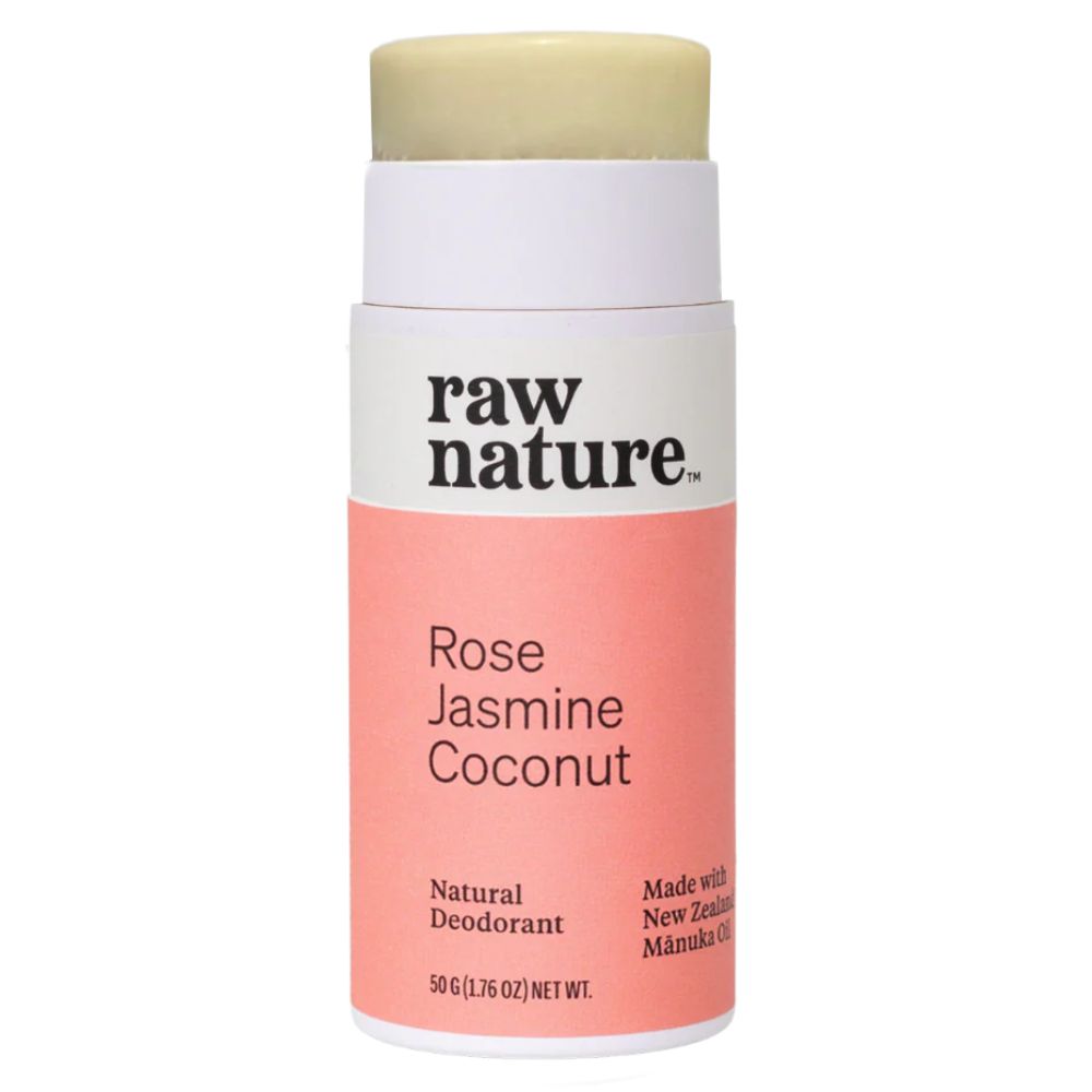 Raw Nature Deodorant Stick 50g - Rose, Jasmine & Coconut