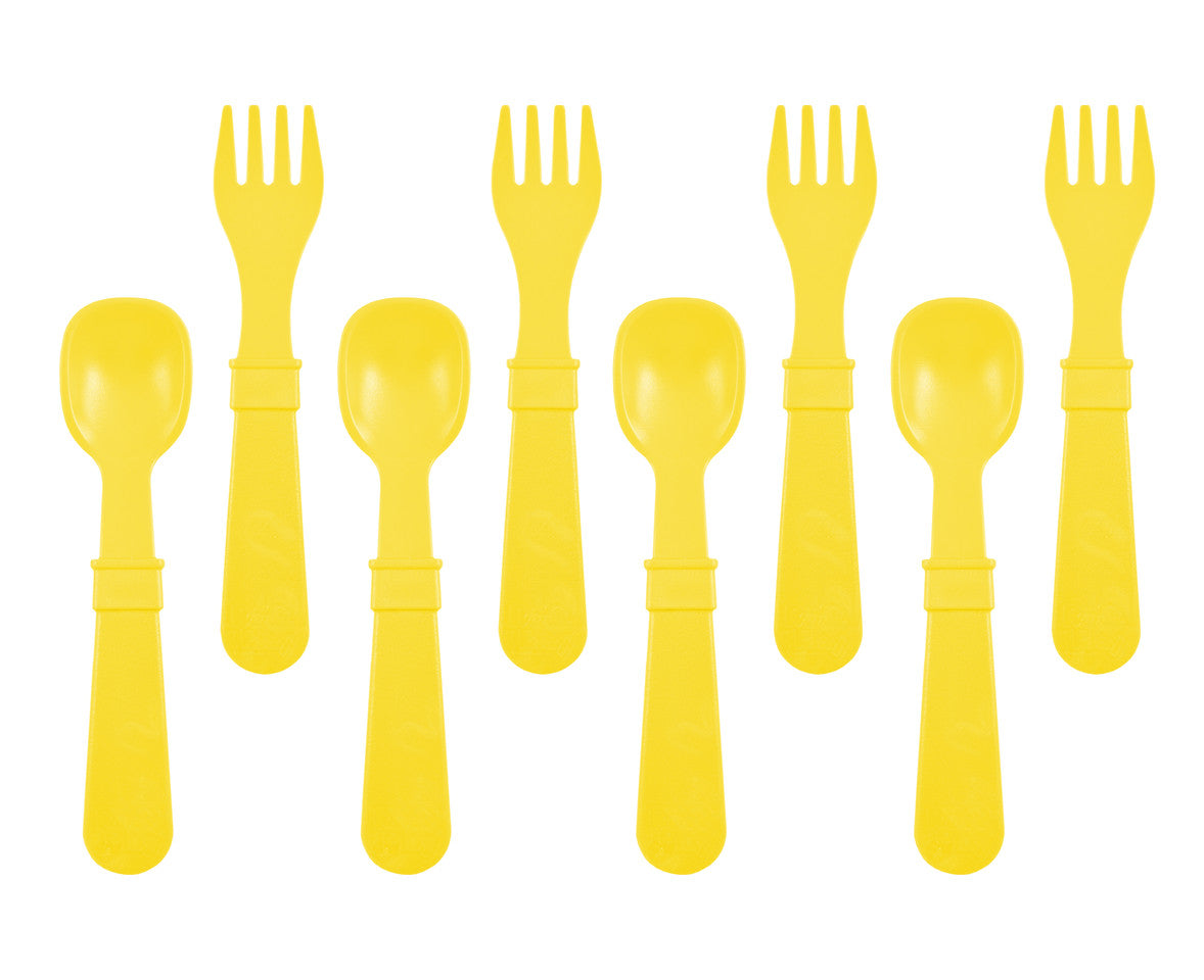 Re-Play Recycled Utensils Yellow