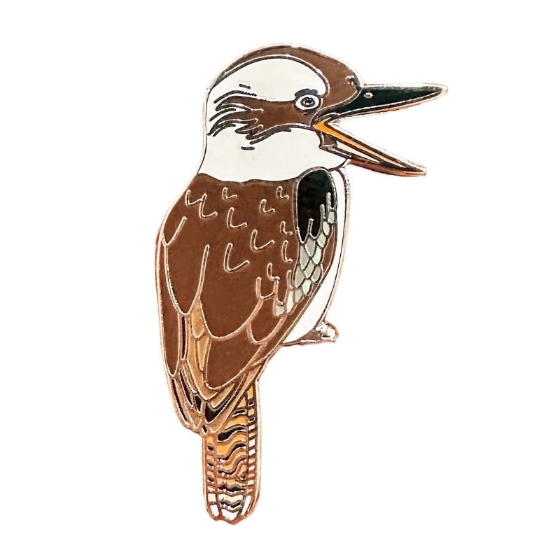 Red Parka Enamel Pin - Kookaburra