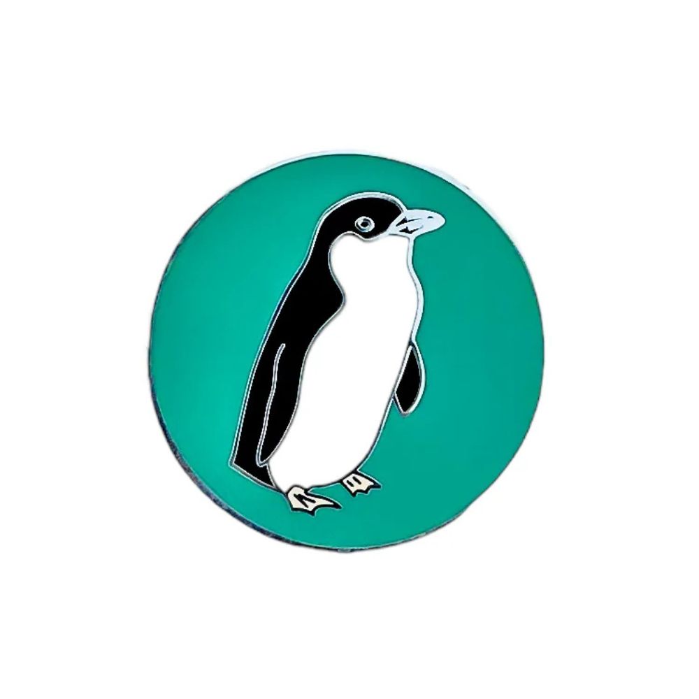 Red Parka Enamel Pin - Little Penguin