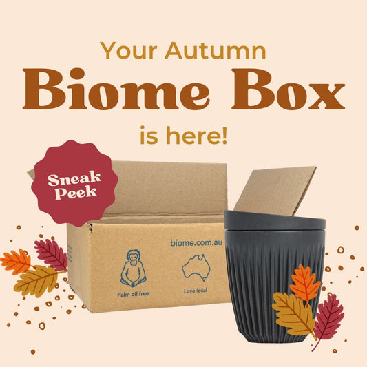 Biome Box: AUTUMN 24 - Australia's only palm oil free, vegan lifestyle box