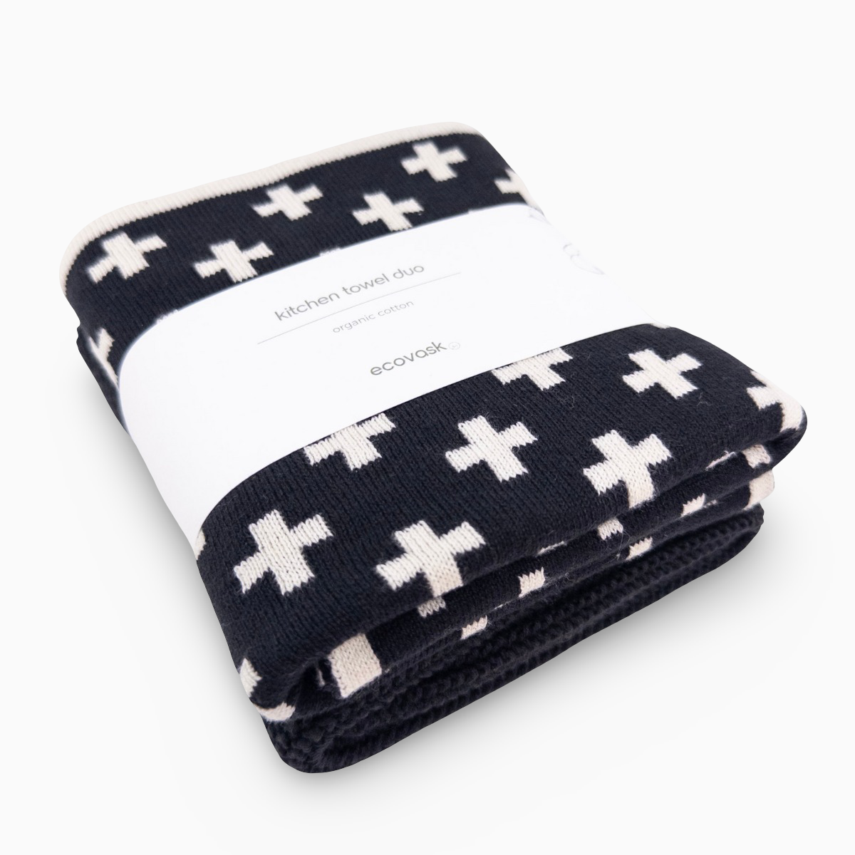 Ecovask Kitchen Towel Duo Organic Cotton