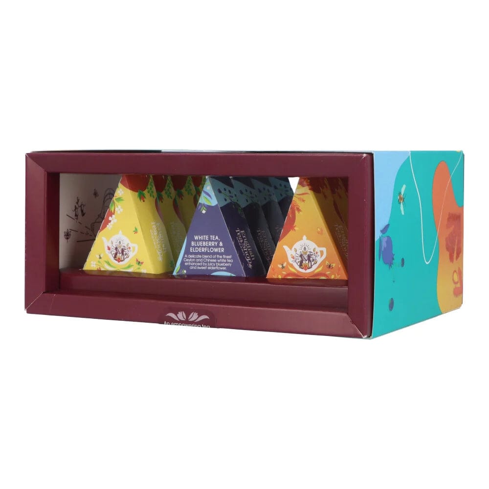 English Tea Shop Gift Pack Wellness Prism Collection 12 Pyramid Tea Bags