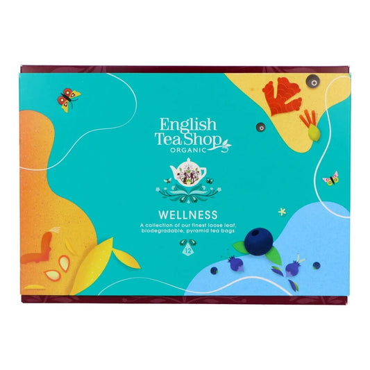 English Tea Shop Gift Pack Wellness Prism Collection 12 Pyramid Tea Bags
