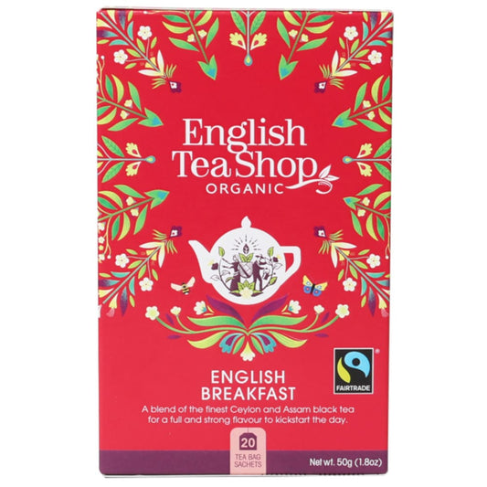 English Tea Shop Organic English Breakfast Teabags 20pk