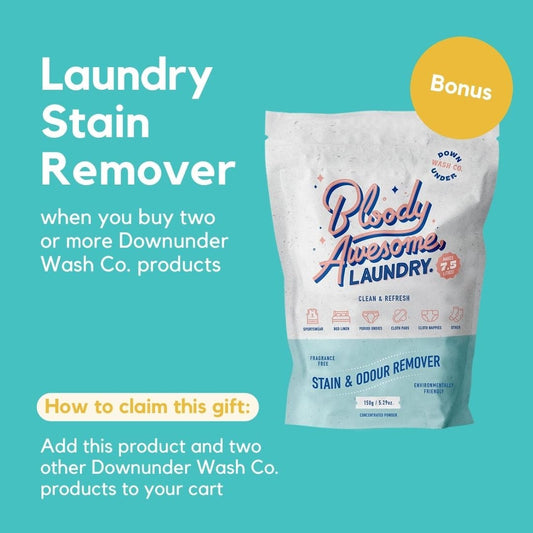 GIFT Buy 2 Downunder Wash Co Products & Receive Stain Remover Powder 150g FREE (add this product to cart)