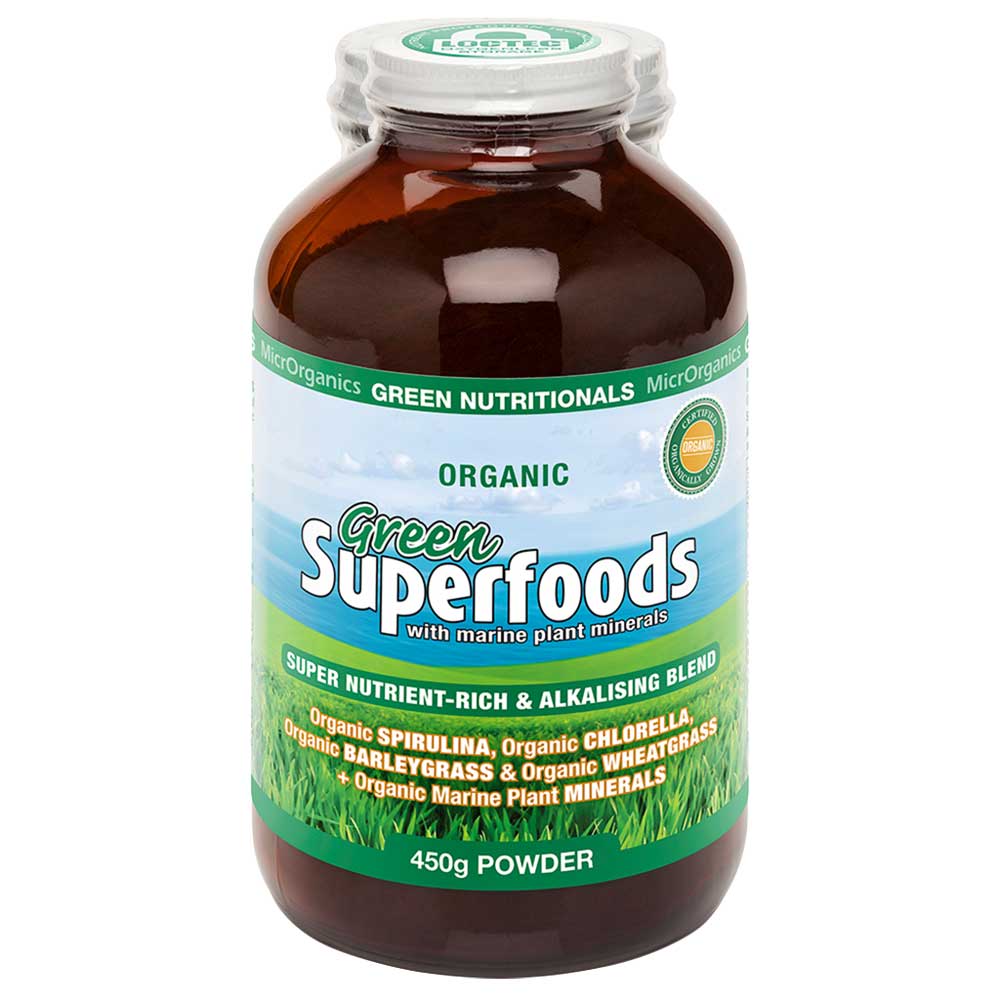 Buy Green Nutritionals Organic Green Superfoods Powder 450g Online