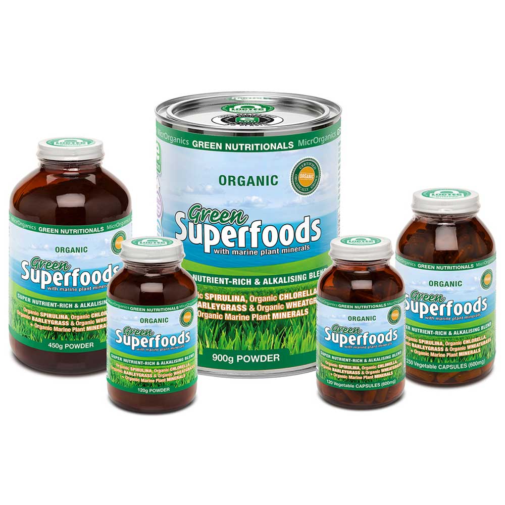 Green Nutritionals Organic Green Superfoods Powder 900g