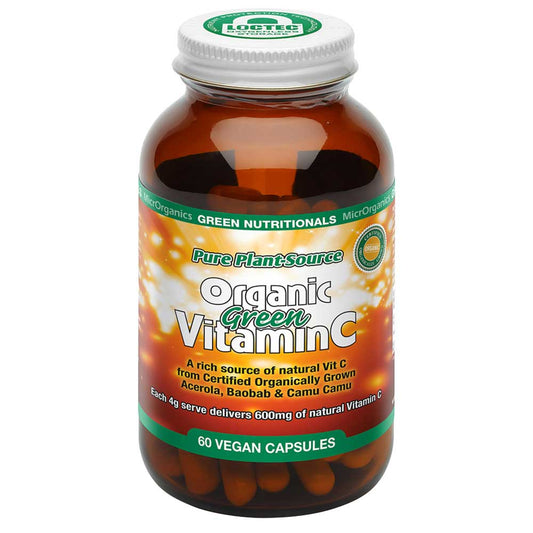 Green Nutritionals Organic Green Vitamin C Vegan Capsules (60)