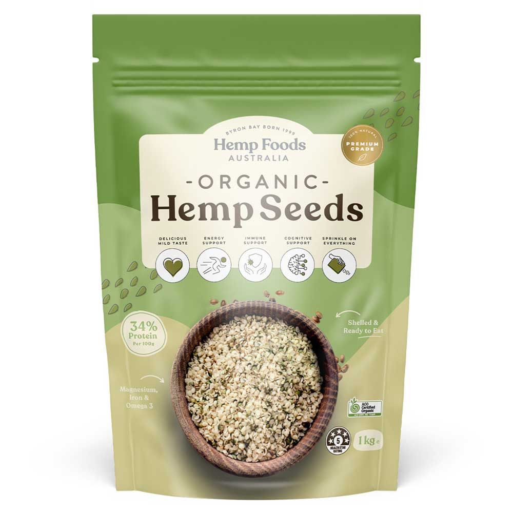 Hemp Foods Australia Organic Hemp Seeds - Hulled