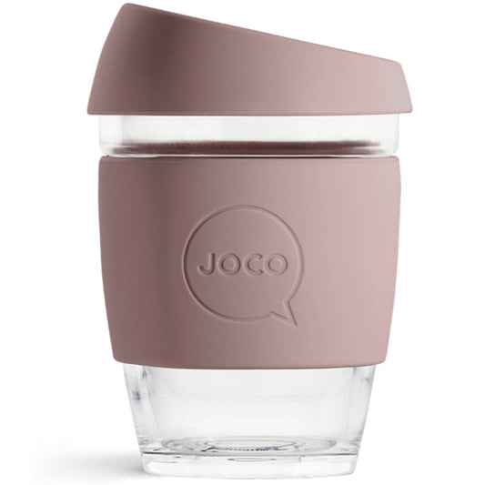 JOCO Regular Glass Coffee Cup 350ml 12oz - Dune Taupe