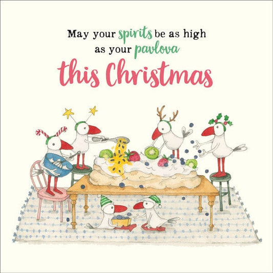 Kate Knapp Christmas Card - May your spirits be as high