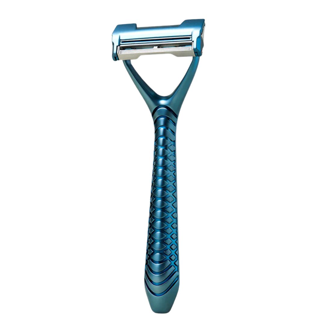Leaf Shave 2-Blade Reusable Pivoting Safety Razor (10pk Blades)