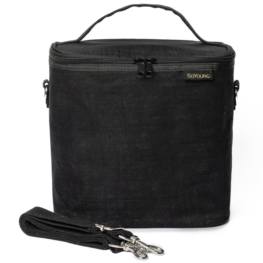 SoYoung Large Linen Insulated Lunch Poche
