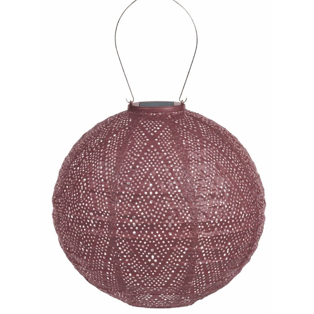 Lumiz Outdoor LED Solar Lantern - Round 30cm