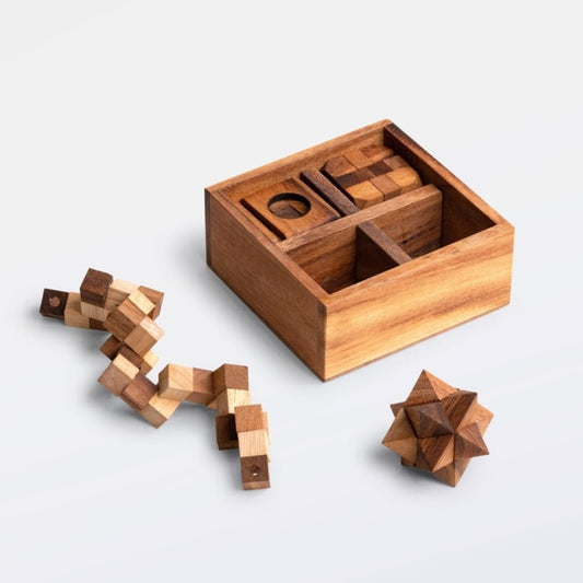 Planet Finska 5 Wooden Puzzles in One Tricky Box