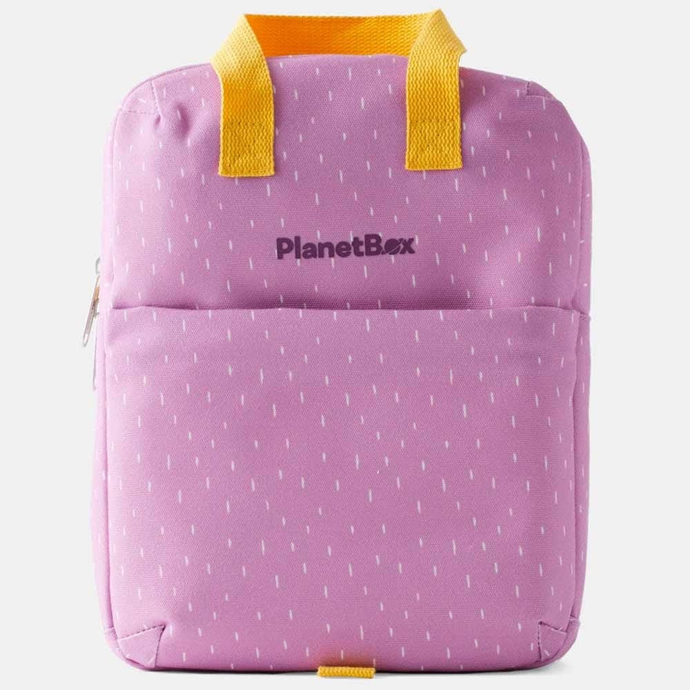 Planetbox Lunch Tote Bag Pansy Dashes
