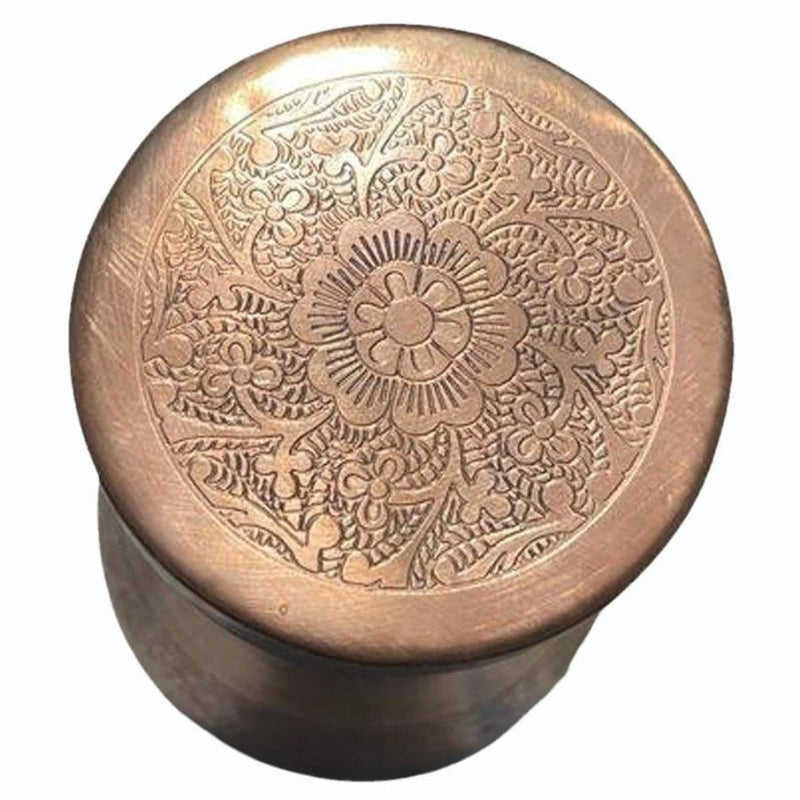 Pure Copper Water Carafe With Lid 1L
