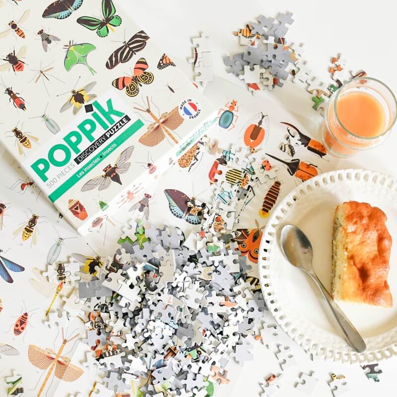 Poppik Discovery Jigsaw Puzzle 500 Piece - Insects