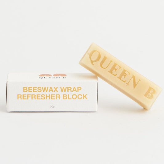 Queen B Beeswax Refresher Block for Wraps 30g