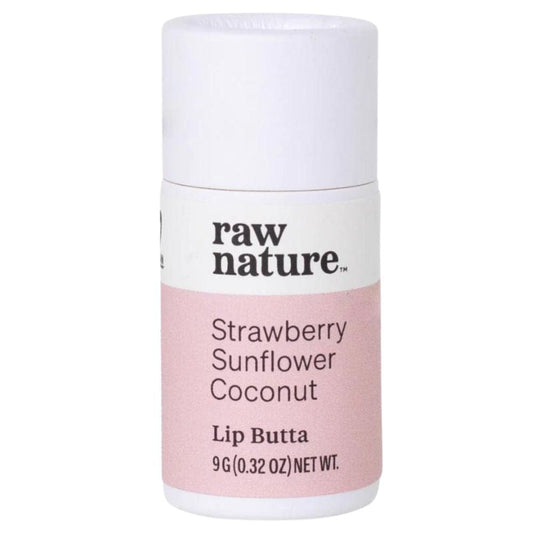 Raw Nature Lip Butta 9g - Strawberry, Sunflower & Coconut