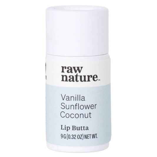 Raw Nature Lip Butta 9g - Vanilla, Sunflower & Coconut
