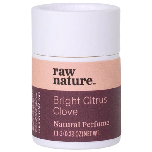 Raw Nature Natural Perfume Stick 11g - Bright Citrus & Clove