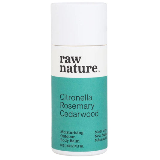 Raw Nature Outdoor Body Balm (Bug-Off) 48g - Citronella, Rosemary & Cedarwood