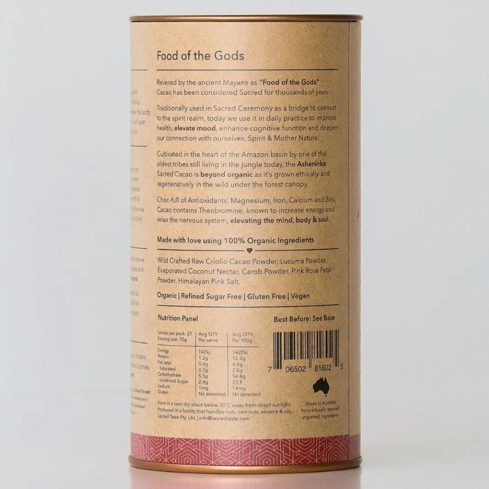 Sacred Love - Rose Cacao Powder 250g | 25 serves