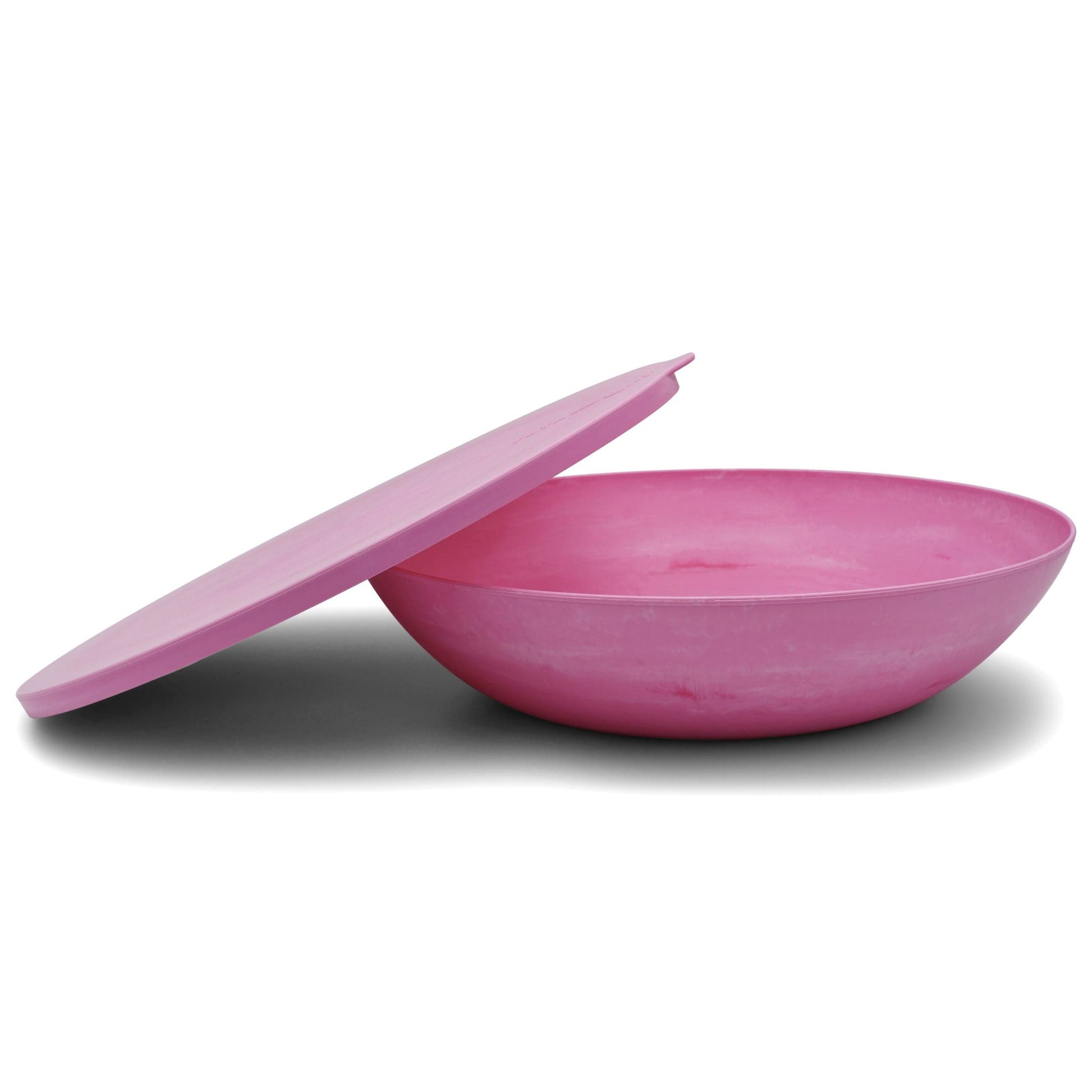 Serving bowl with a lid — the round Pink
