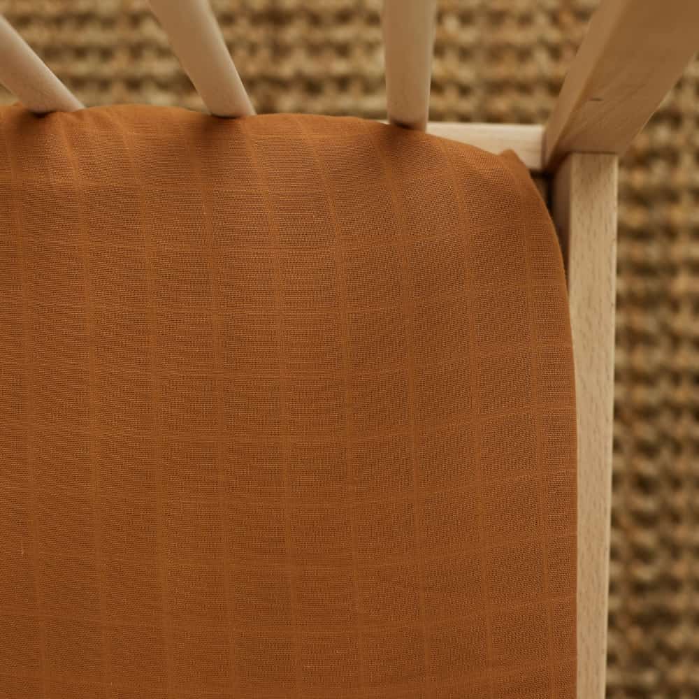 Snug as a Bub & Co. Organic Cot Sheet - Terracotta