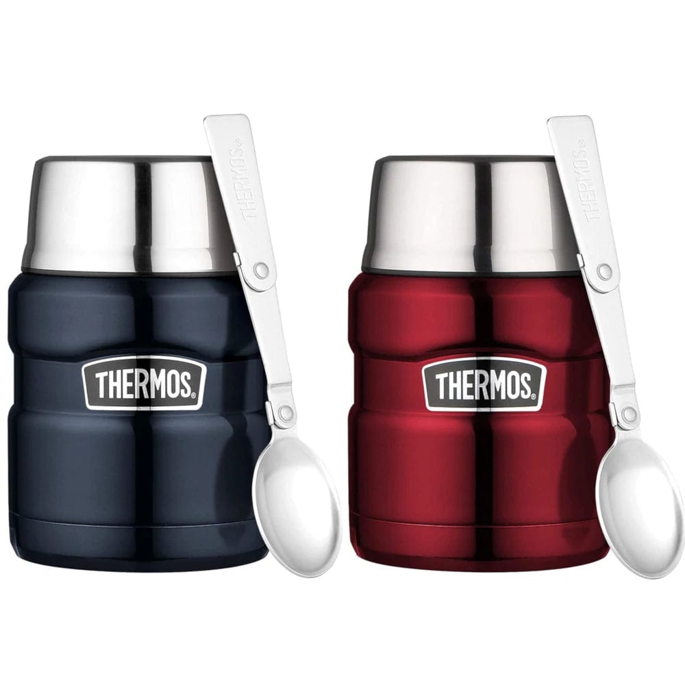 Buy Thermos King Stainless Steel Insulated Food Jar With Folding spoon